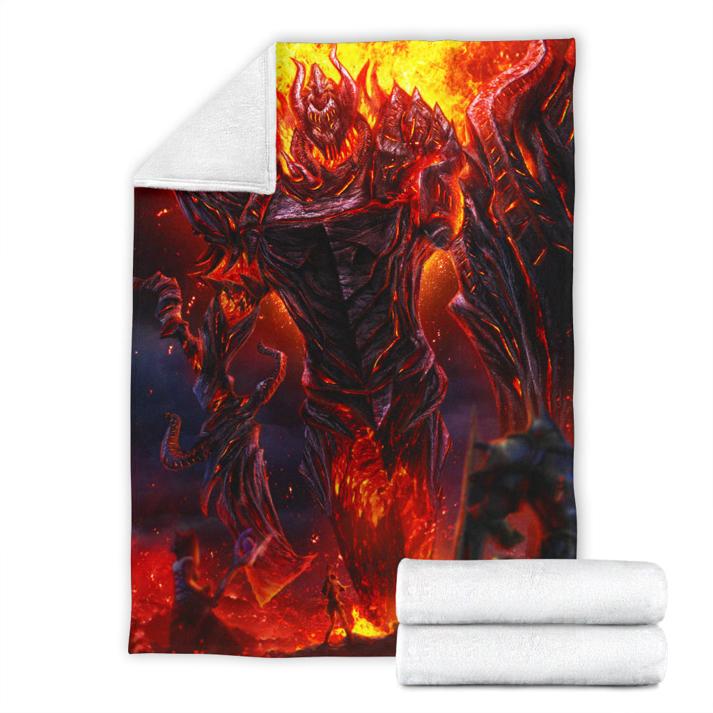 Colossus Of Fire Premium Blanket 1