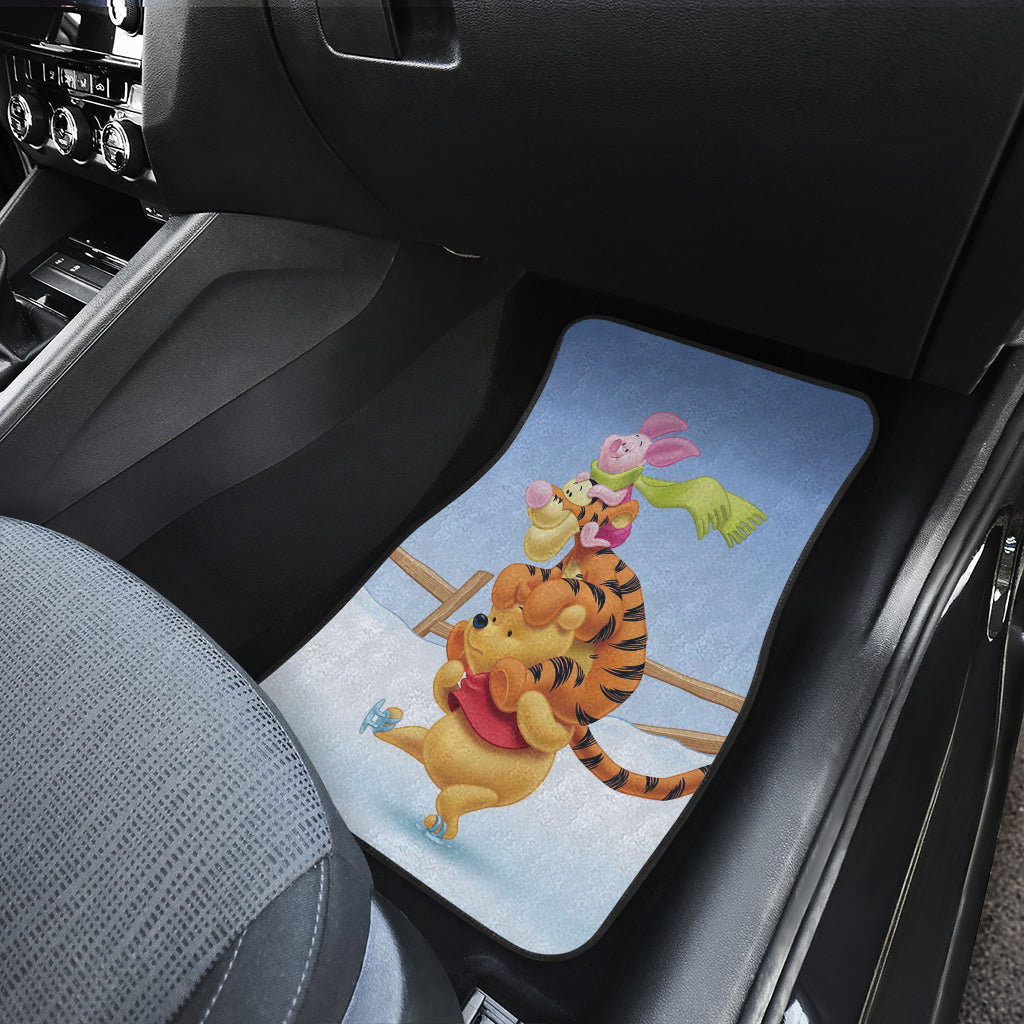 Winnie The Pooh Front And Back Car Mats 5 (Set Of 4)