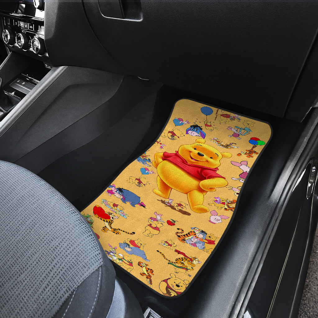 Winnie The Pooh Front And Back Car Mats 10 (Set Of 4)