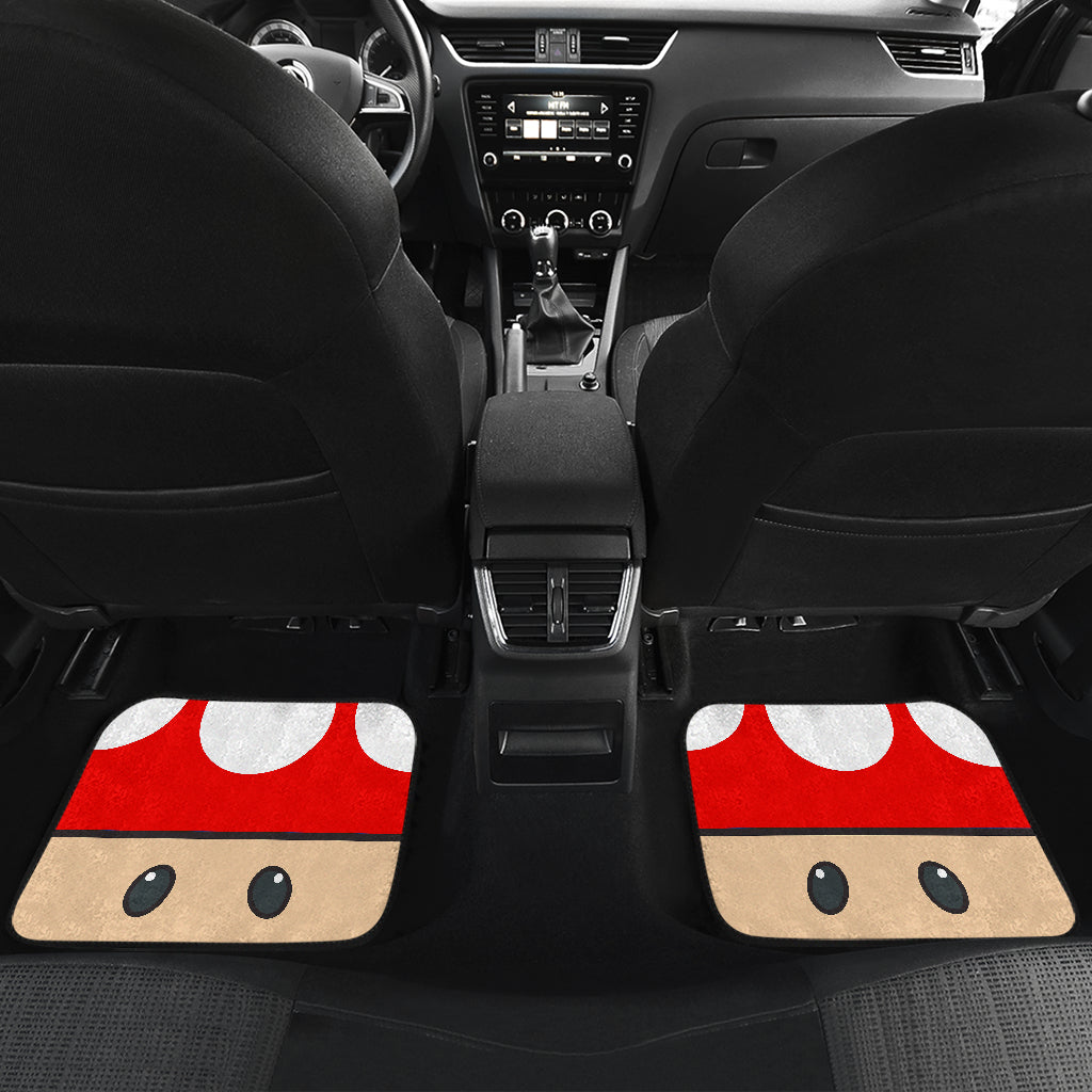 Mario Mushroom Car Mats 1