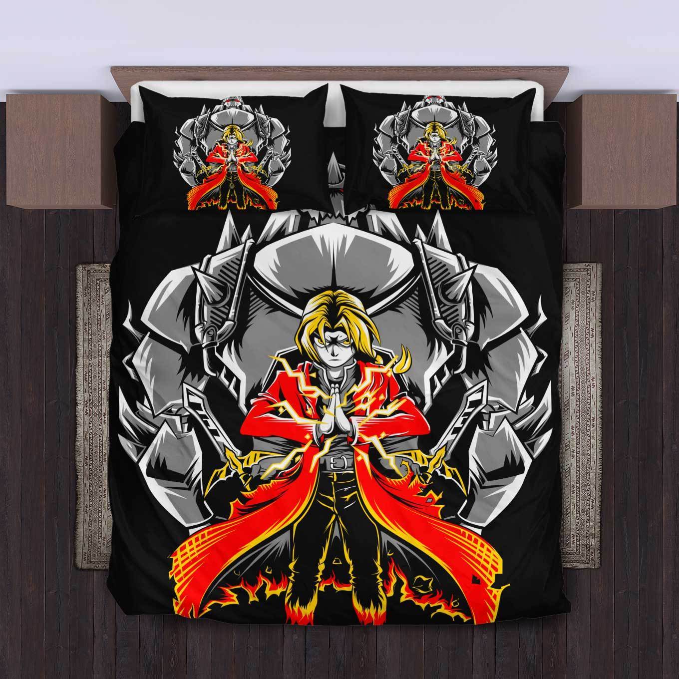 Fullmetal Alchemist Bedding Set Duvet Cover And Pillowcase Set