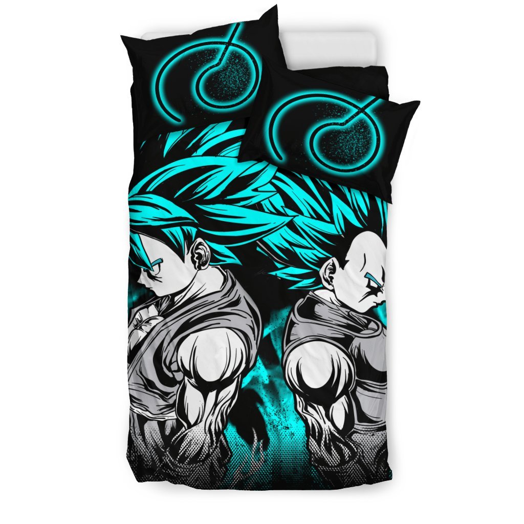Goku And Vegeta Bedding Set Duvet Cover And Pillowcase Set