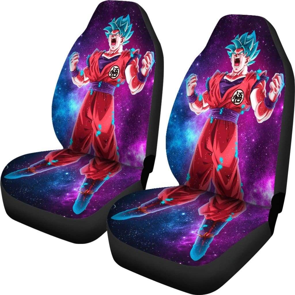 Goku Blue Car Seat Covers 3 Amazing Best Gift Idea