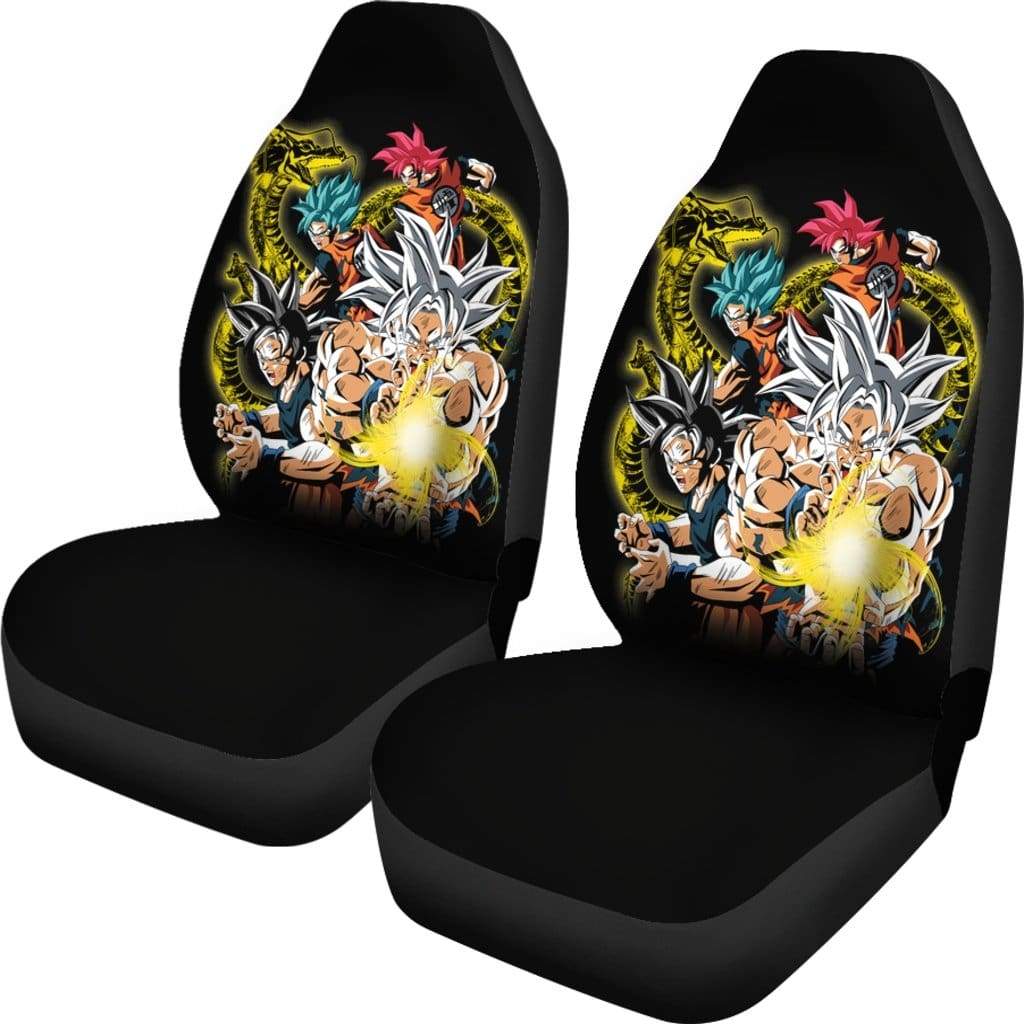Goku God Blue Ultra Instinct Car Seat Covers Amazing Best Gift Idea