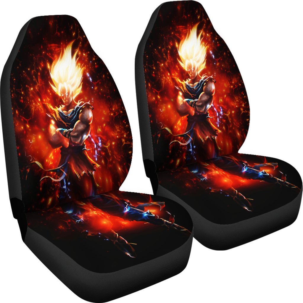 Goku God Car Seat Covers Amazing Best Gift Idea