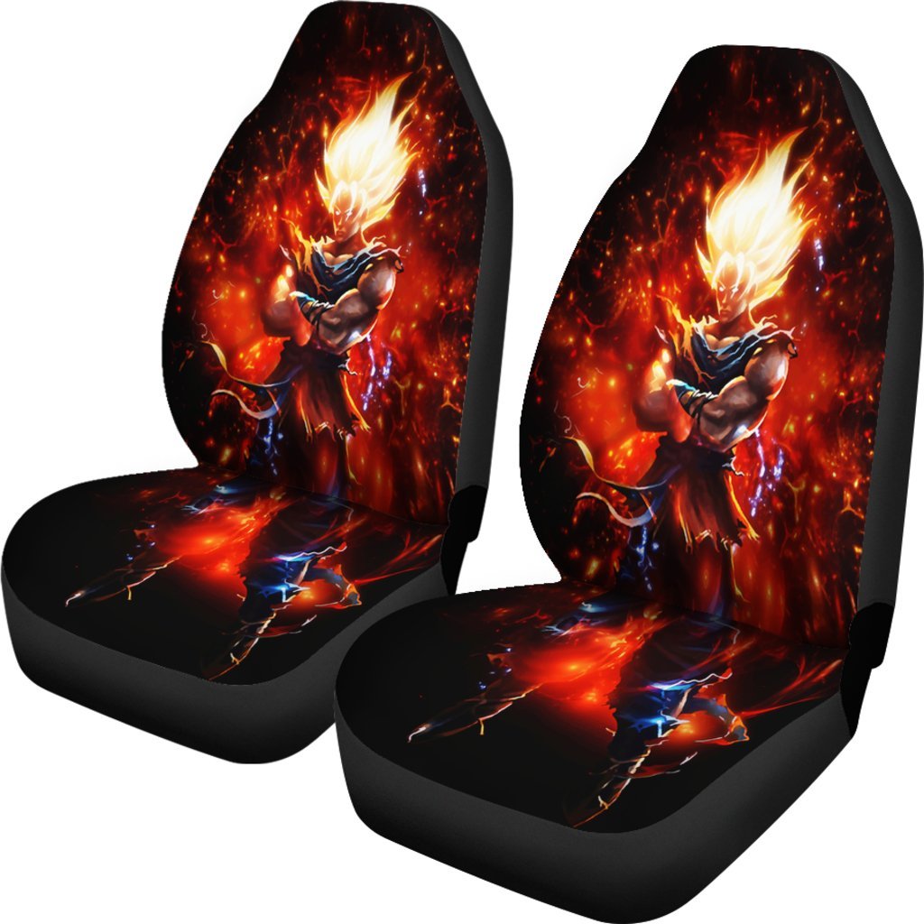 Goku God Car Seat Covers Amazing Best Gift Idea