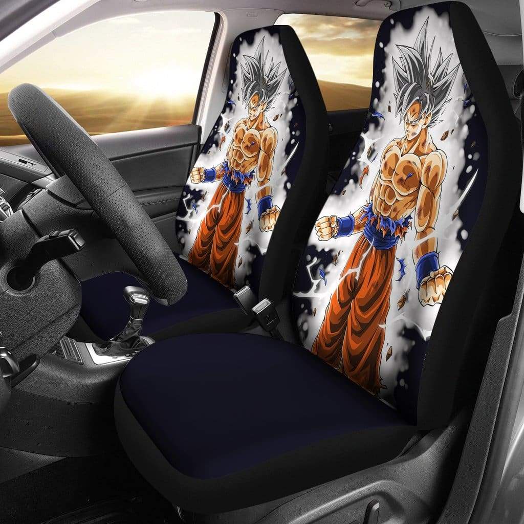 Goku Mastered Ultra Instinct Car Seat Covers 3 Amazing Best Gift Idea