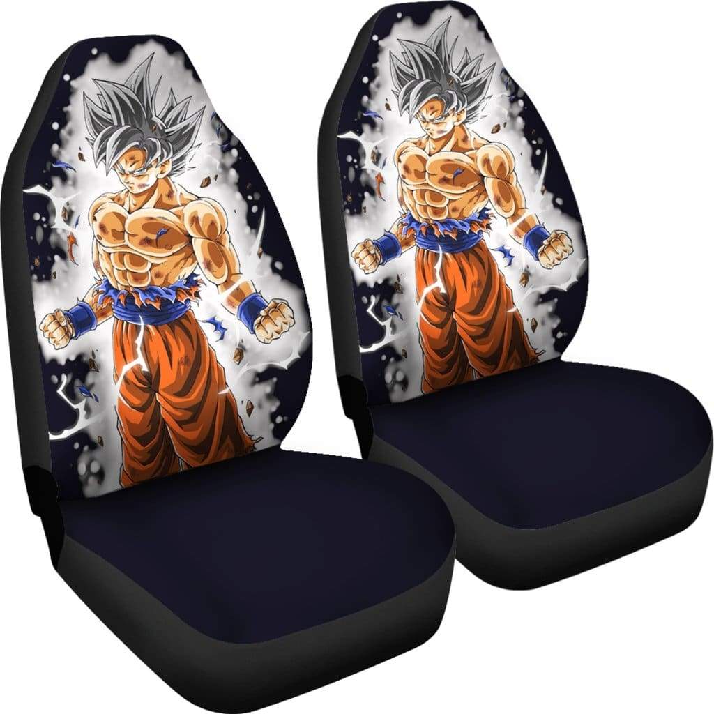 Goku Mastered Ultra Instinct Car Seat Covers 3 Amazing Best Gift Idea