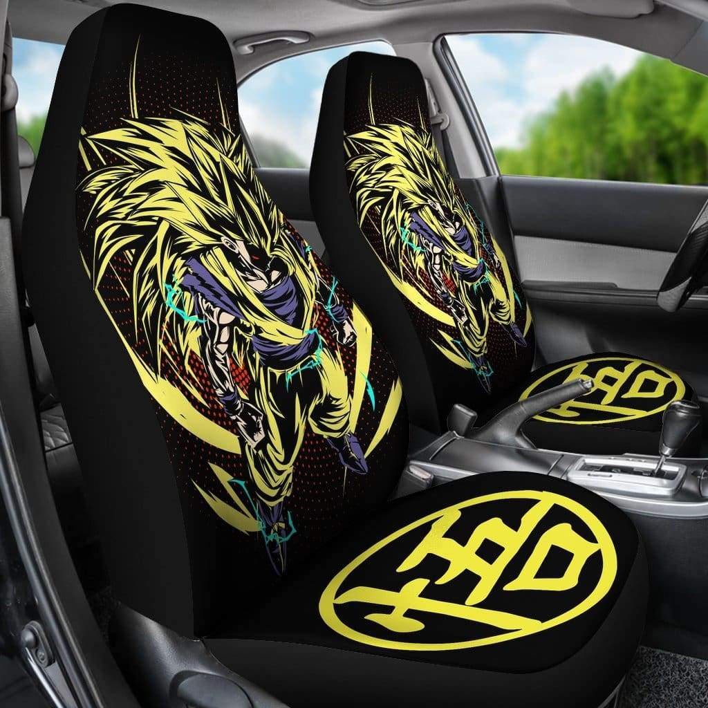 Goku Super Saiyan 3 Car Seat Covers Amazing Best Gift Idea