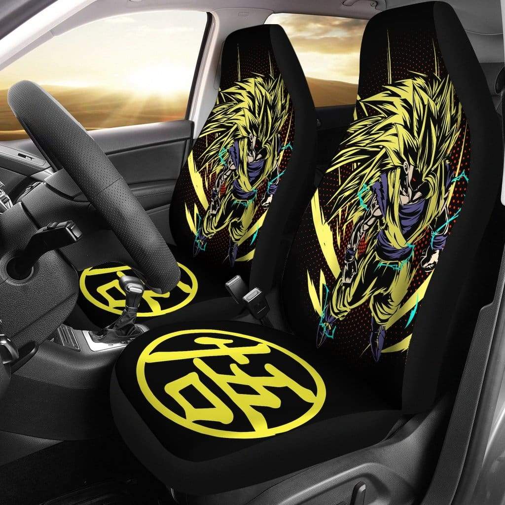 Goku Super Saiyan 3 Car Seat Covers Amazing Best Gift Idea