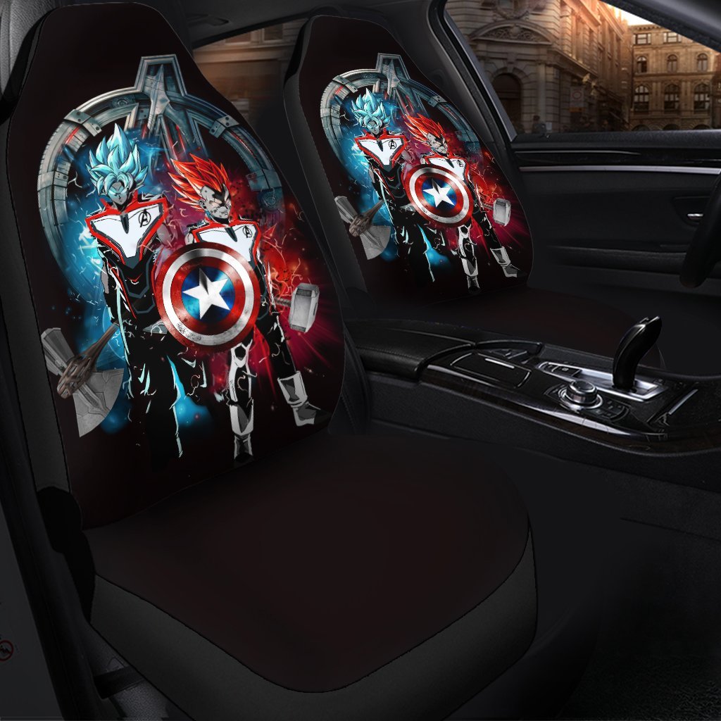 Goku Vegeta Avengers Seat Covers
