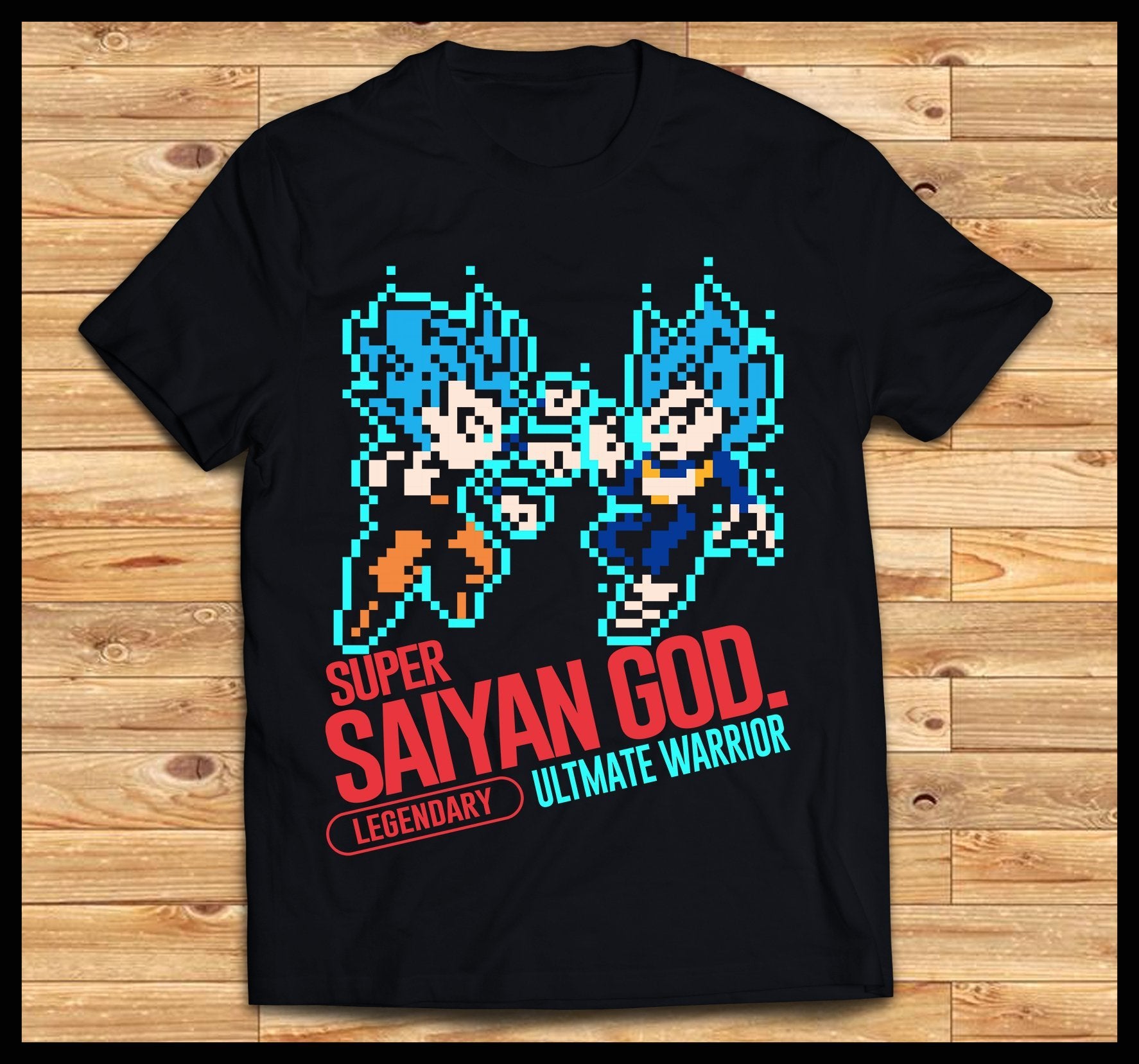 Goku Vegeta Blue Shirt 1