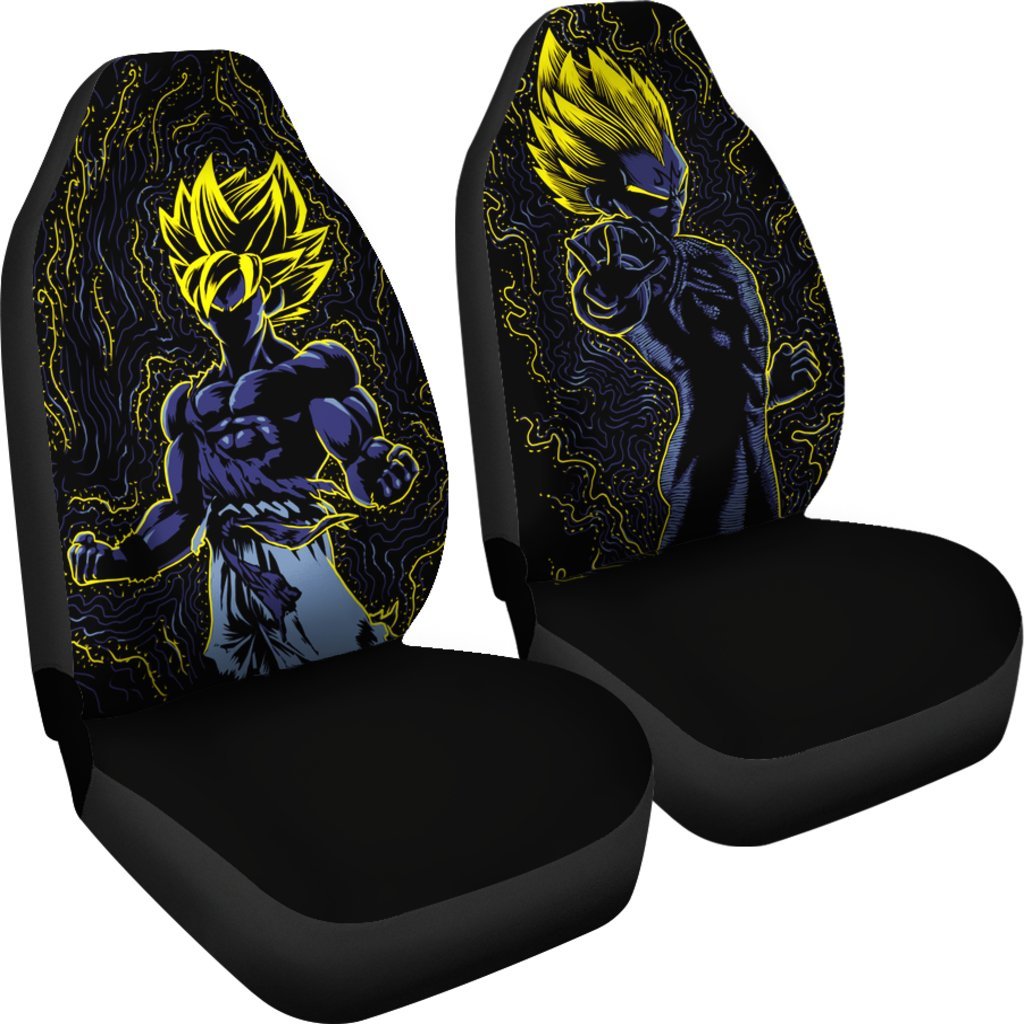 Goku & Vegeta Car Seat Covers Amazing Best Gift Idea