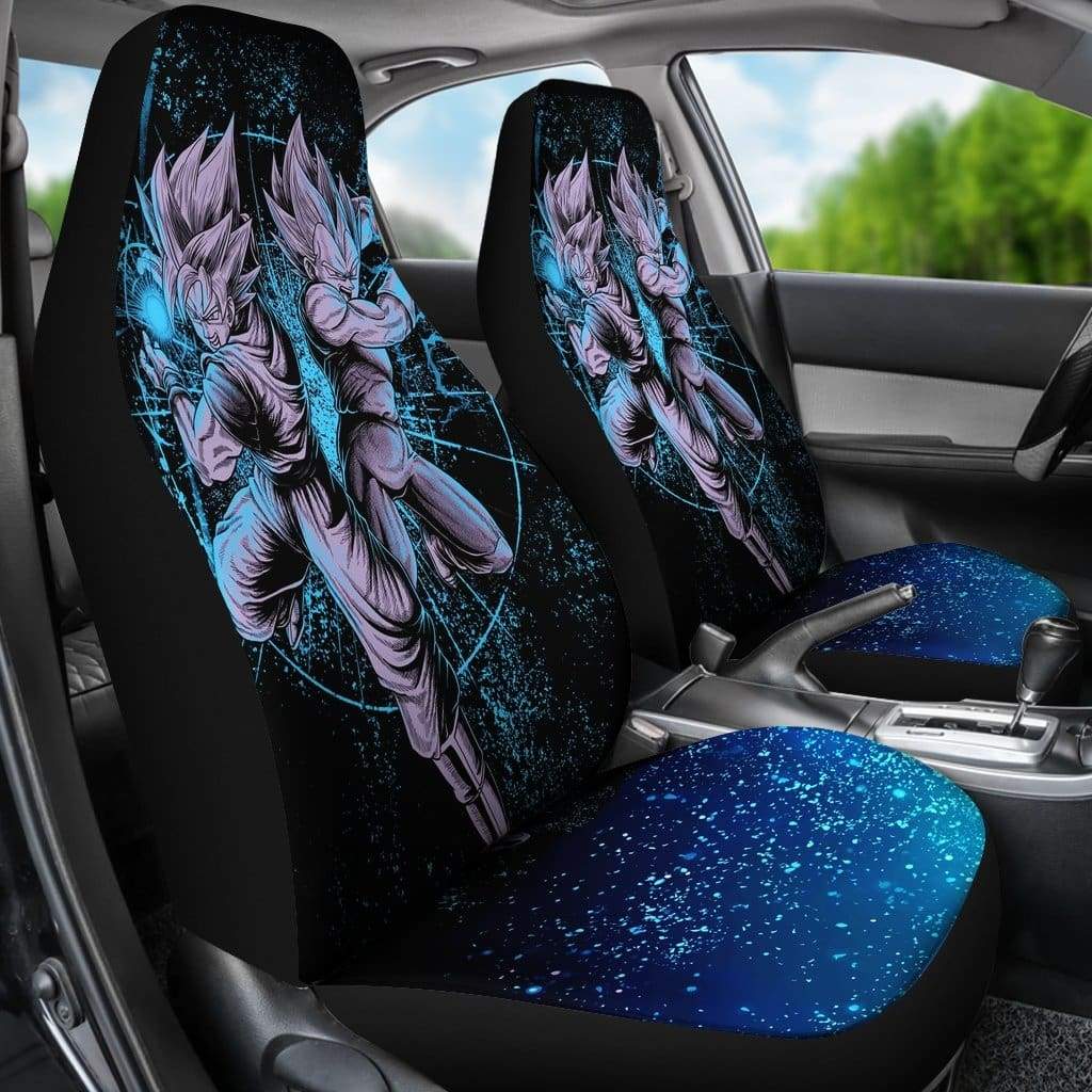 Goku Vegeta Kamehameha Final Flash Car Seat Covers Amazing Best Gift Idea