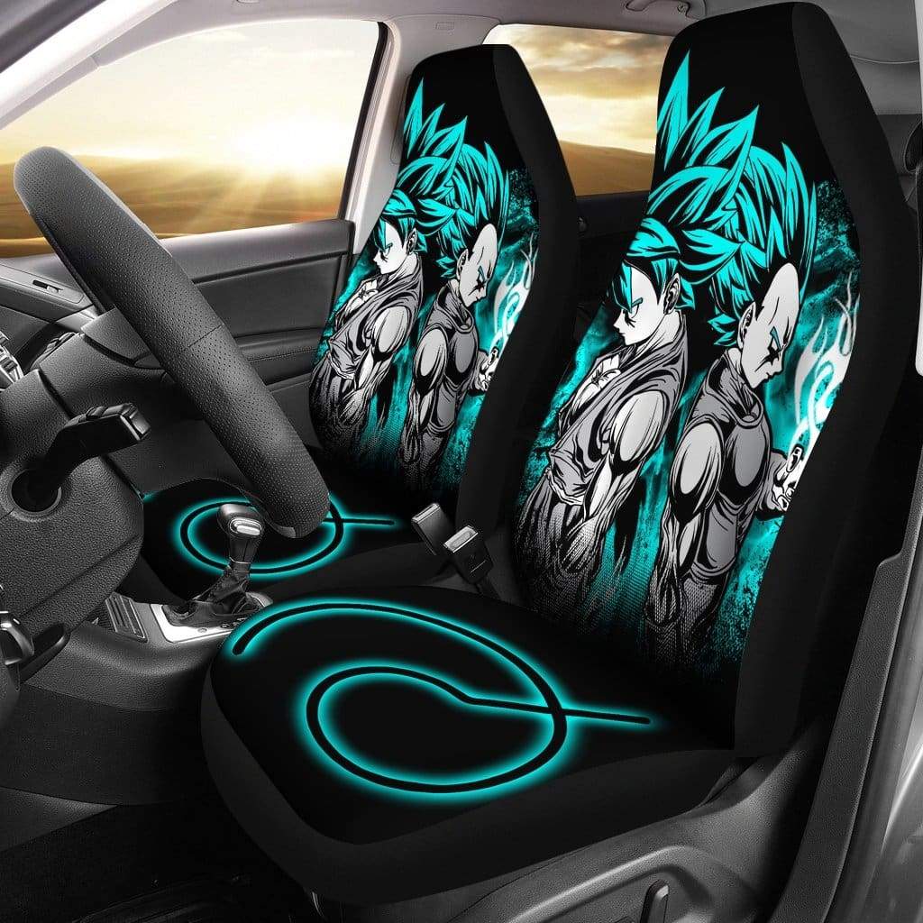 Goku Vegeta Super Saiyan Blue Car Seat Covers Amazing Best Gift Idea