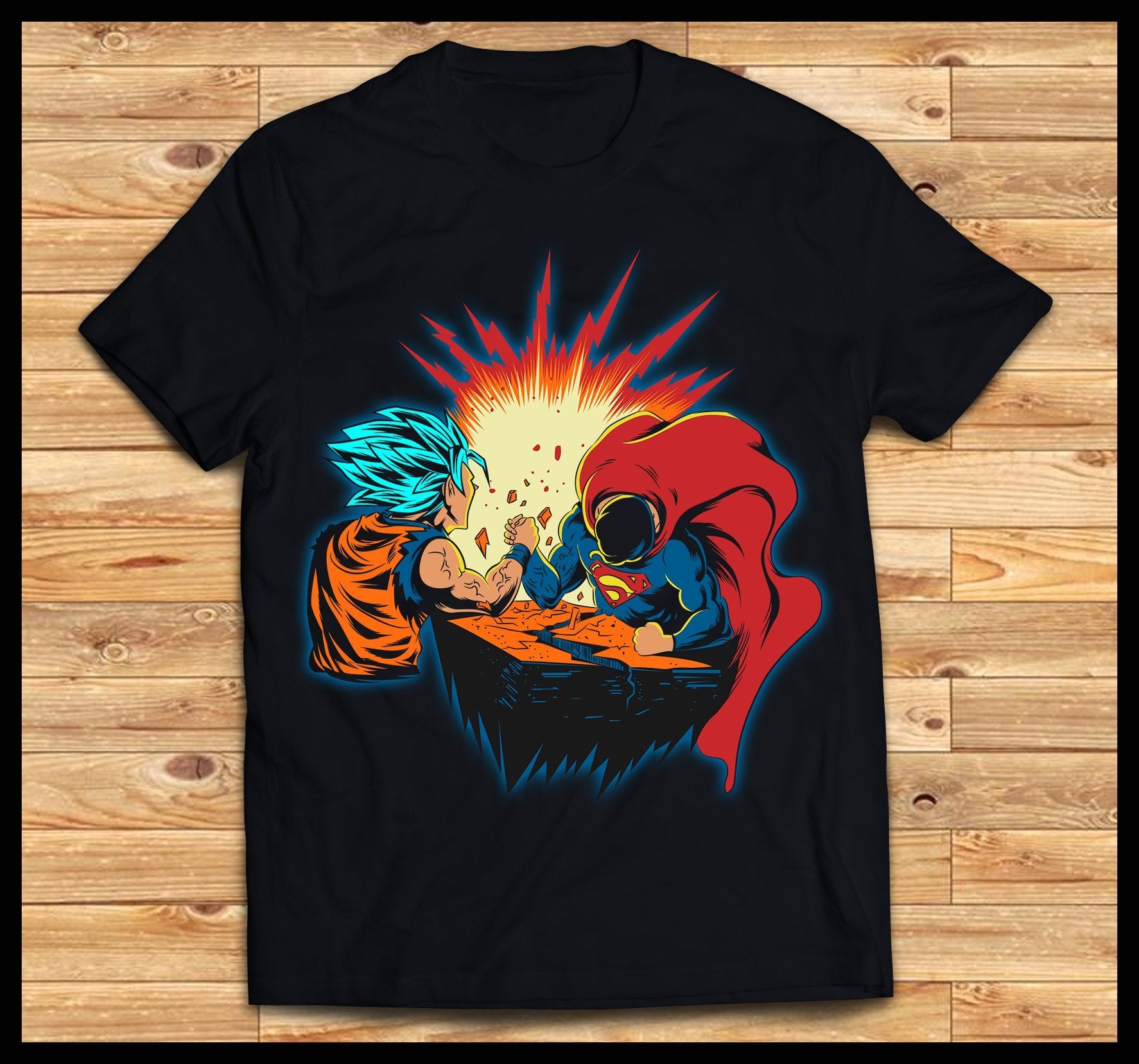 Goku Vs Superman Shirt