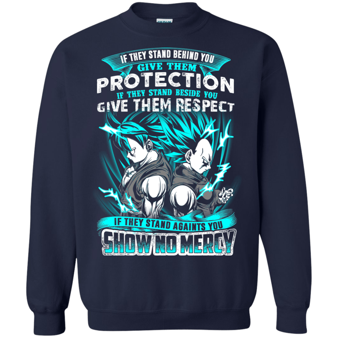 Goku Vs Vegeta Blue Shirt 1