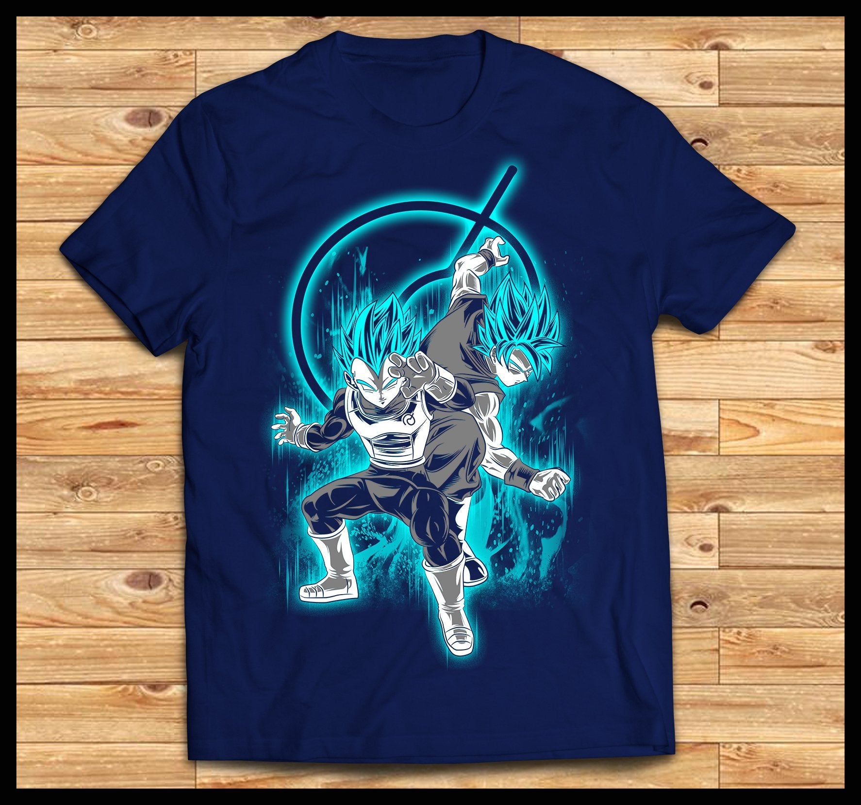 Goku Vs Vegeta Blue Shirt