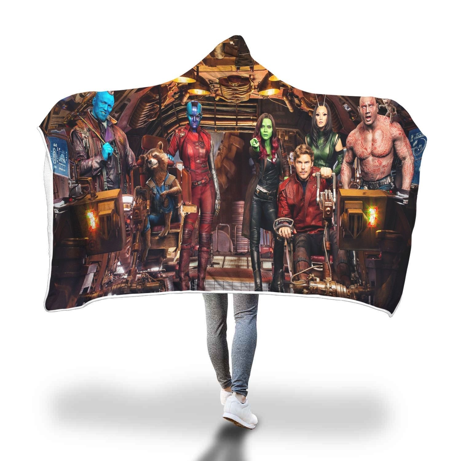 Guardians Of The Galaxy 2 Hooded Blanket