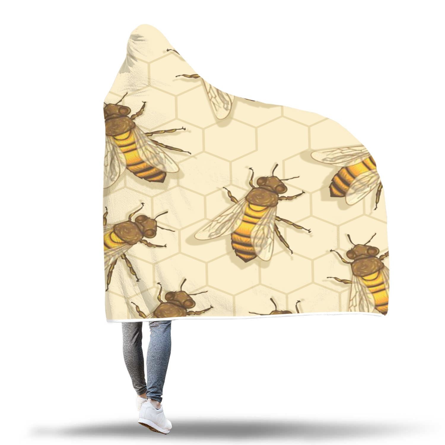 Honey Bee Hooded Blanket 1