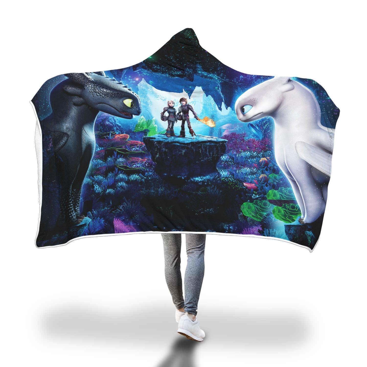 How To Train Your Dragon 3 Hidden World Hooded Blanket