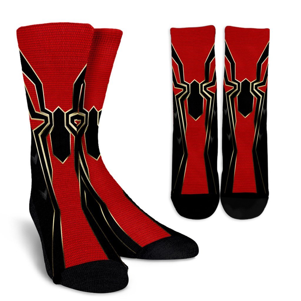 Iron Spiderman Suit Socks