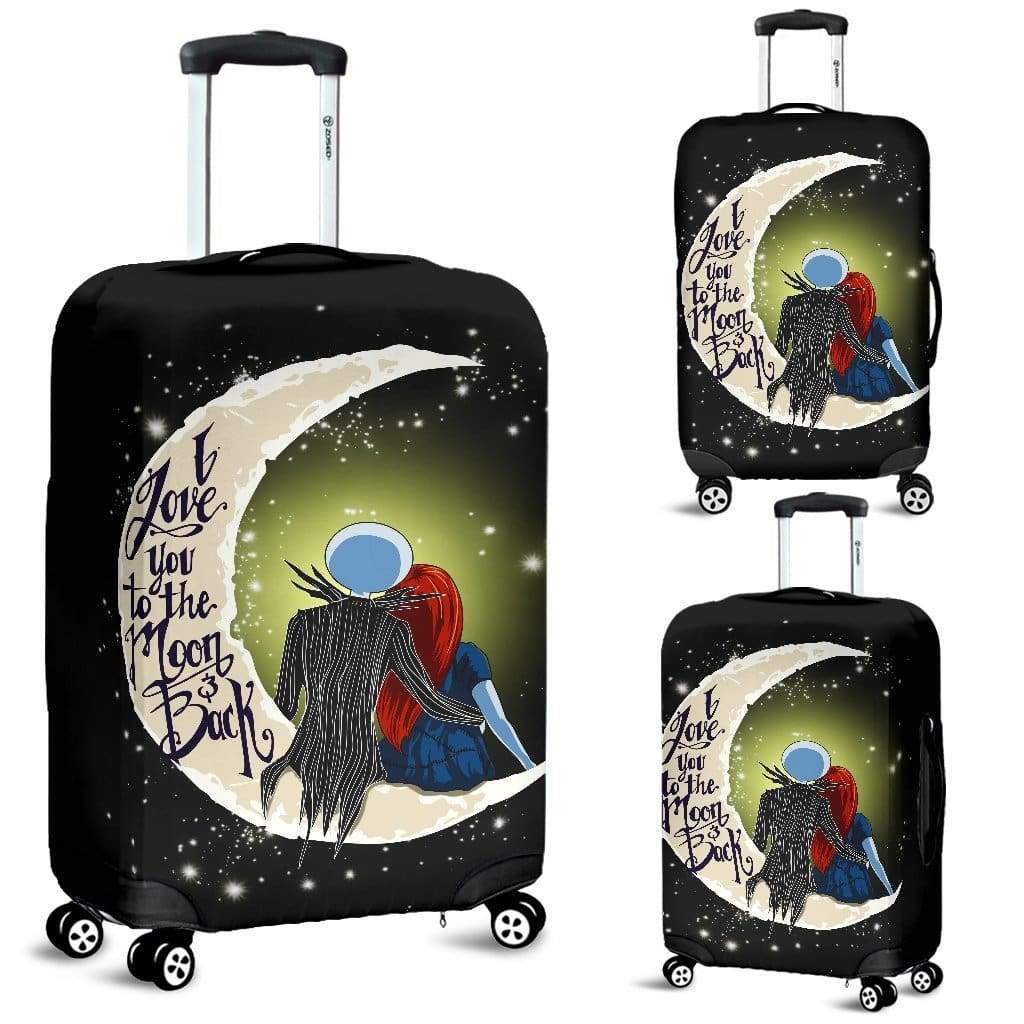 Jack And Sally Love Luggage Covers