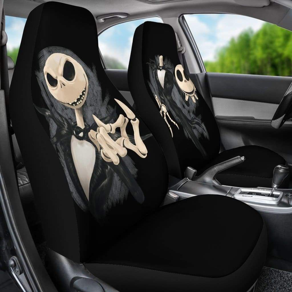 Jack Skellington Head Car Seat Covers Amazing Best Gift Idea