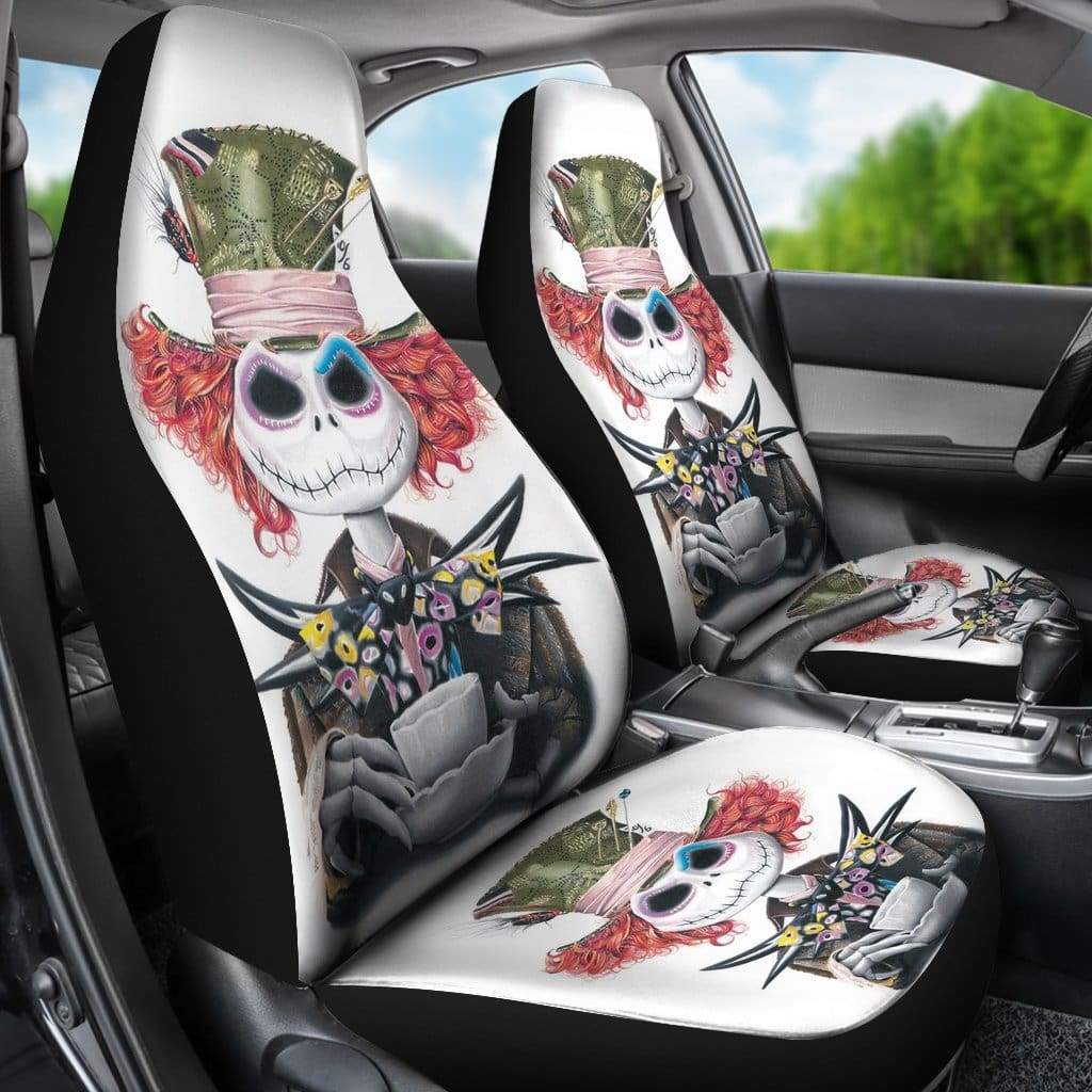 Jack Skellington Mad Hatter Car Seat Covers Amazing Best Gift Idea