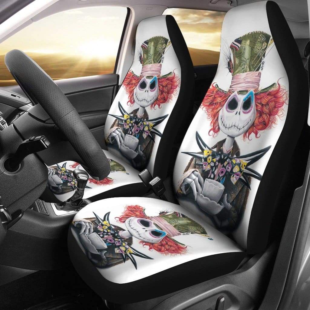 Jack Skellington Mad Hatter Car Seat Covers Amazing Best Gift Idea