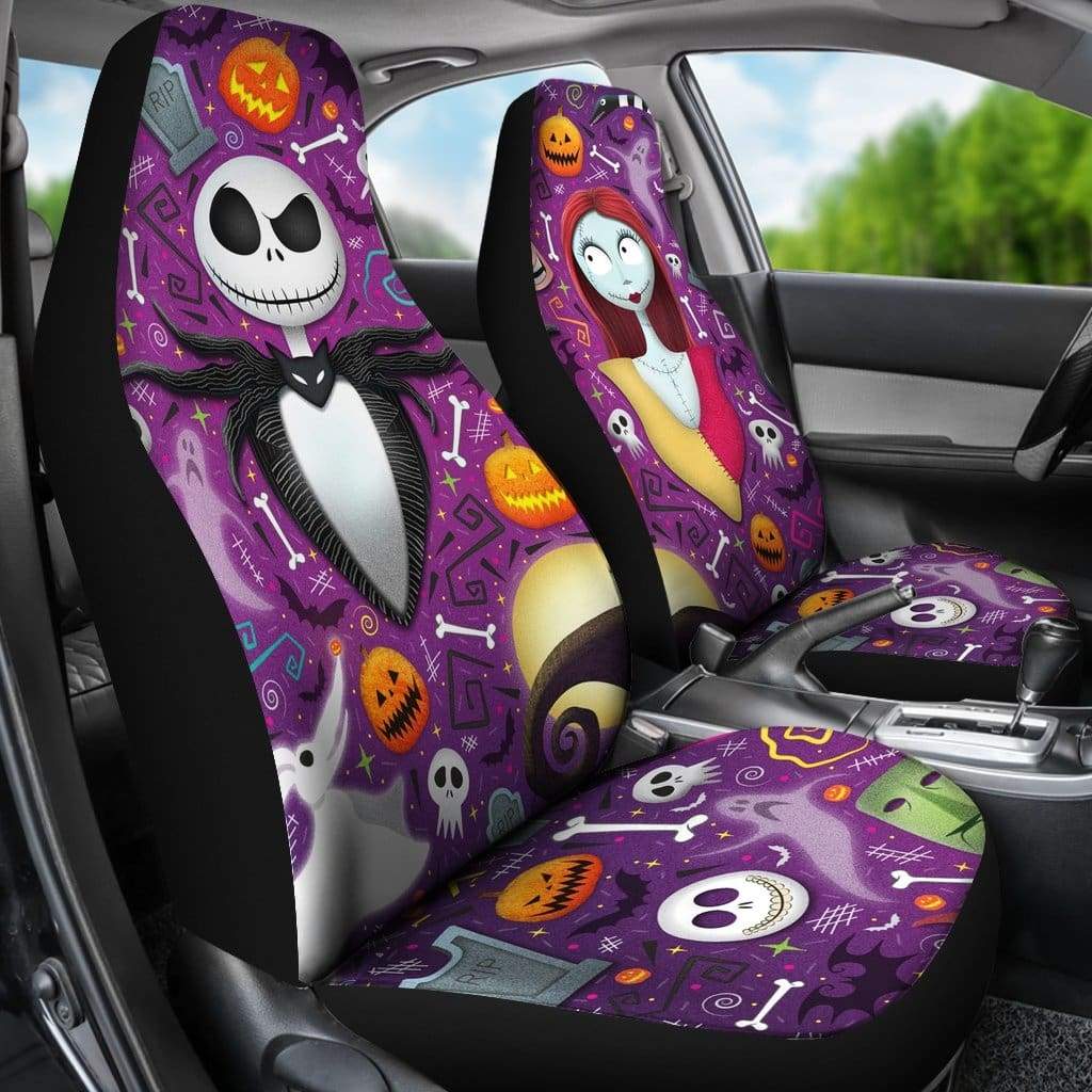 Jack Skellington Sally 2022 Car Seat Covers Amazing Best Gift Idea
