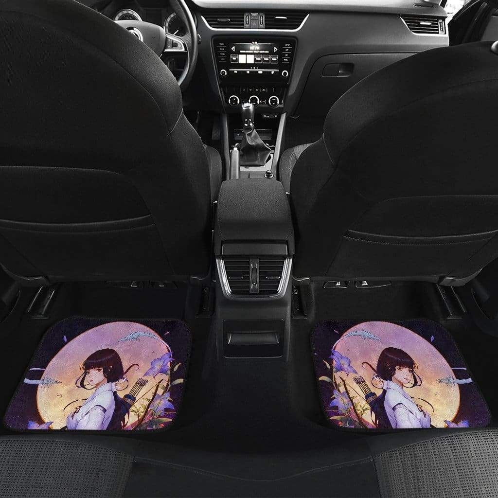 Kikyo Inuyasha Front And Back Car Mats (Set Of 4)