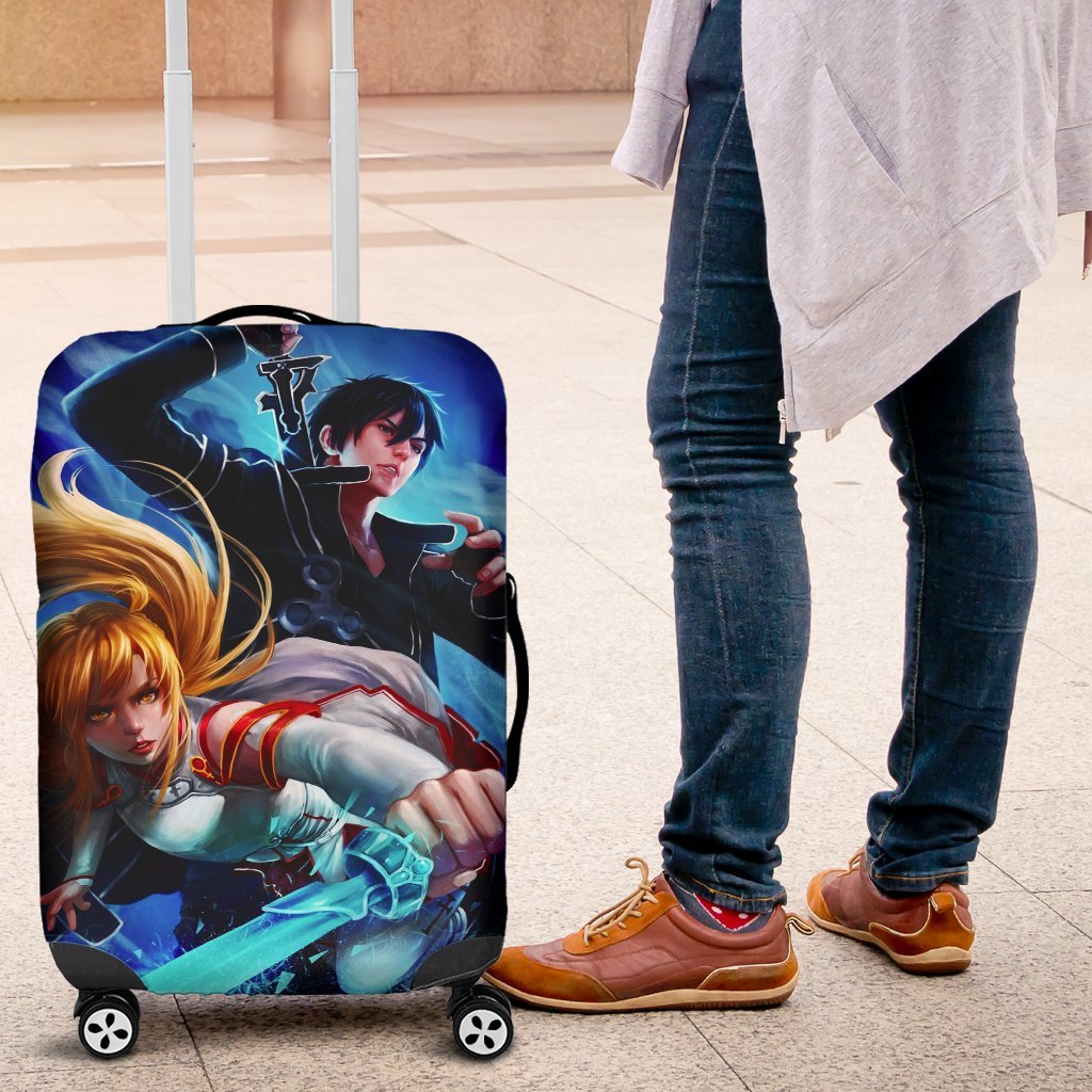 Kirito Asuna Sword Art Online Luggage Covers