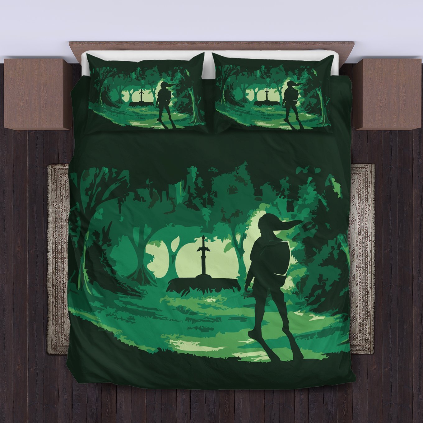 Legend Of Zelda Bedding Set 2 Duvet Cover And Pillowcase Set
