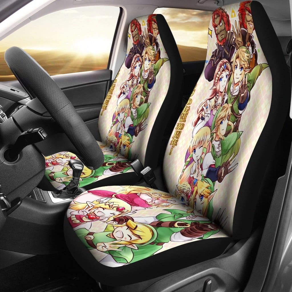 Link And Zelda Car Seat Covers Amazing Best Gift Idea