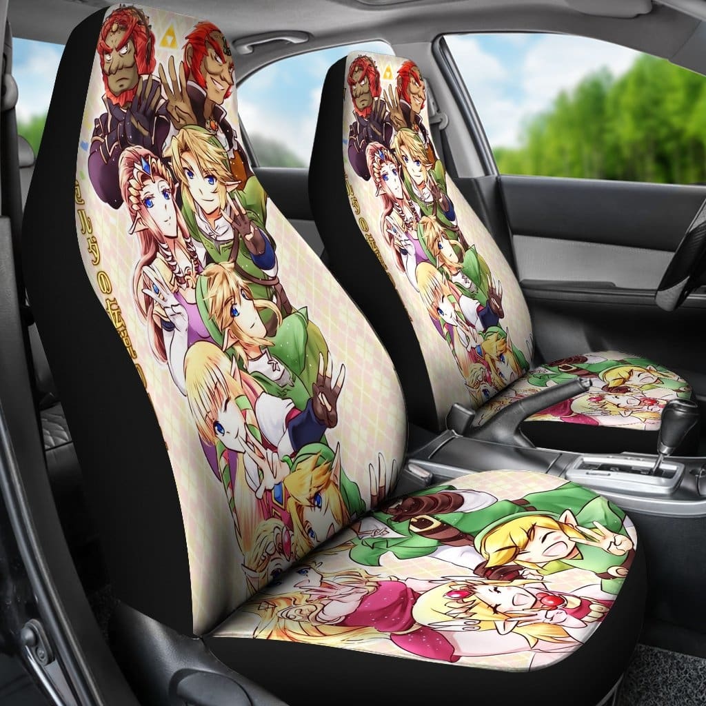 Link And Zelda Car Seat Covers Amazing Best Gift Idea