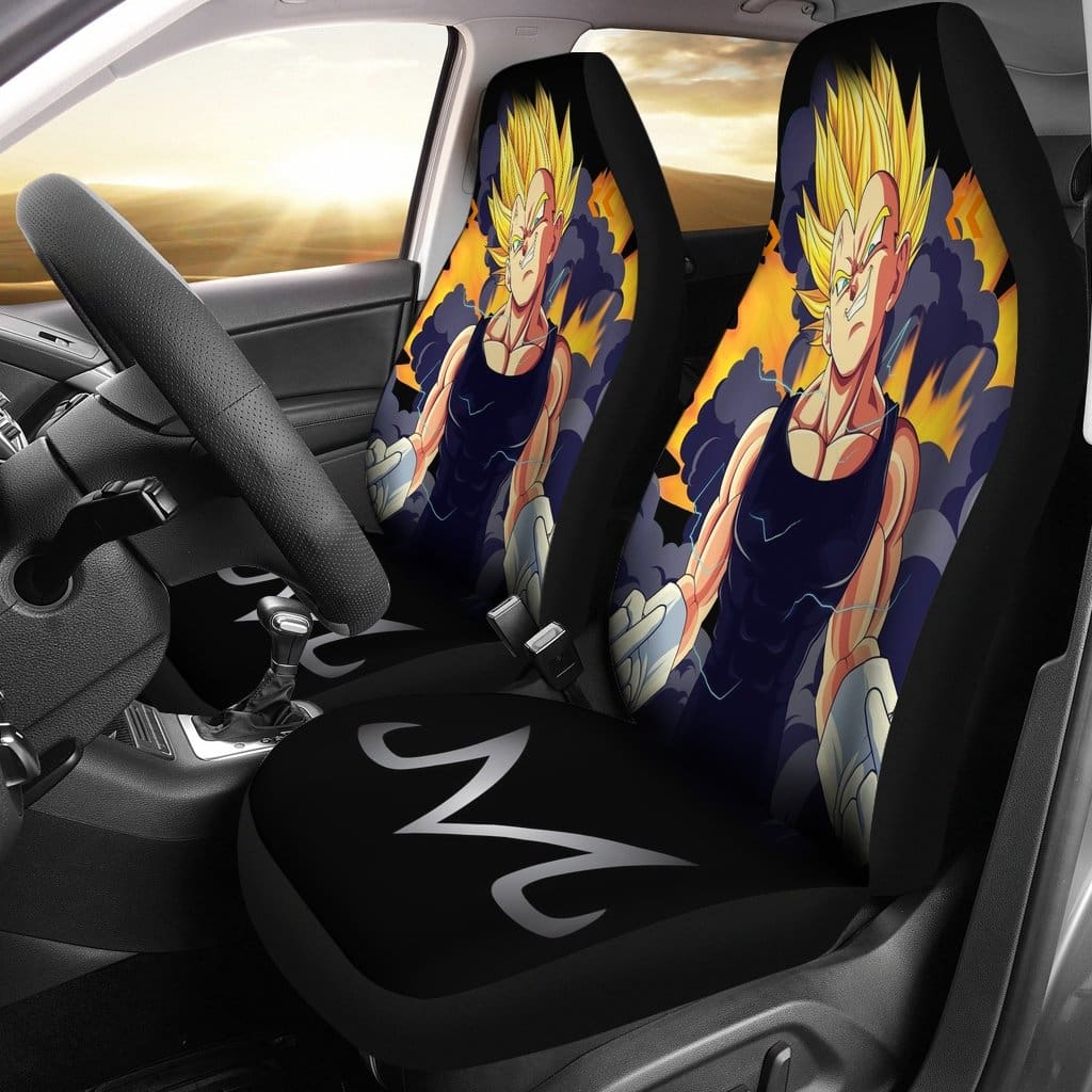 Majin Vegeta Car Seat Covers Amazing Best Gift Idea