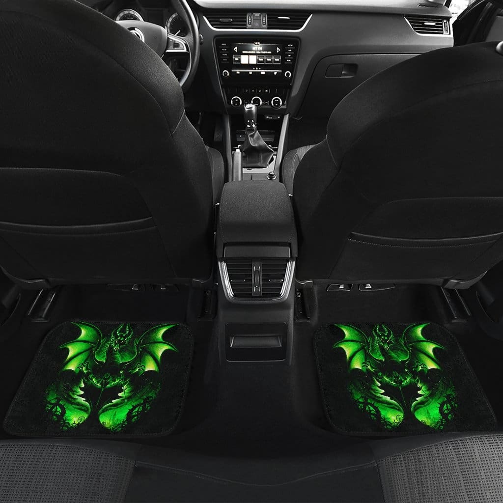 Maleficent Front And Back Car Mats (Set Of 4)