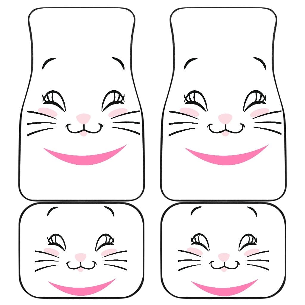Marie The Aristocats Front And Back Car Mats (Set Of 4)