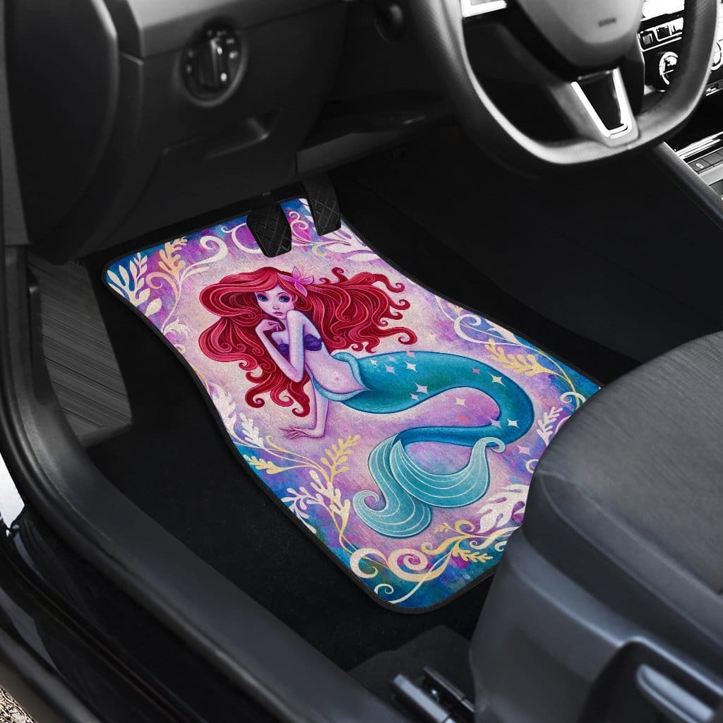 Mermaid Front And Back Car Mats (Set Of 4)
