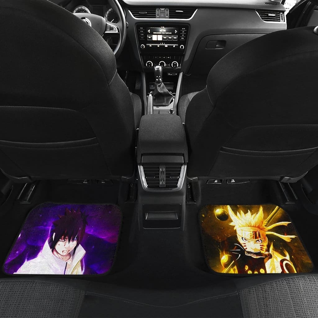 Naruto Front And Back Car Mats (Set Of 4)