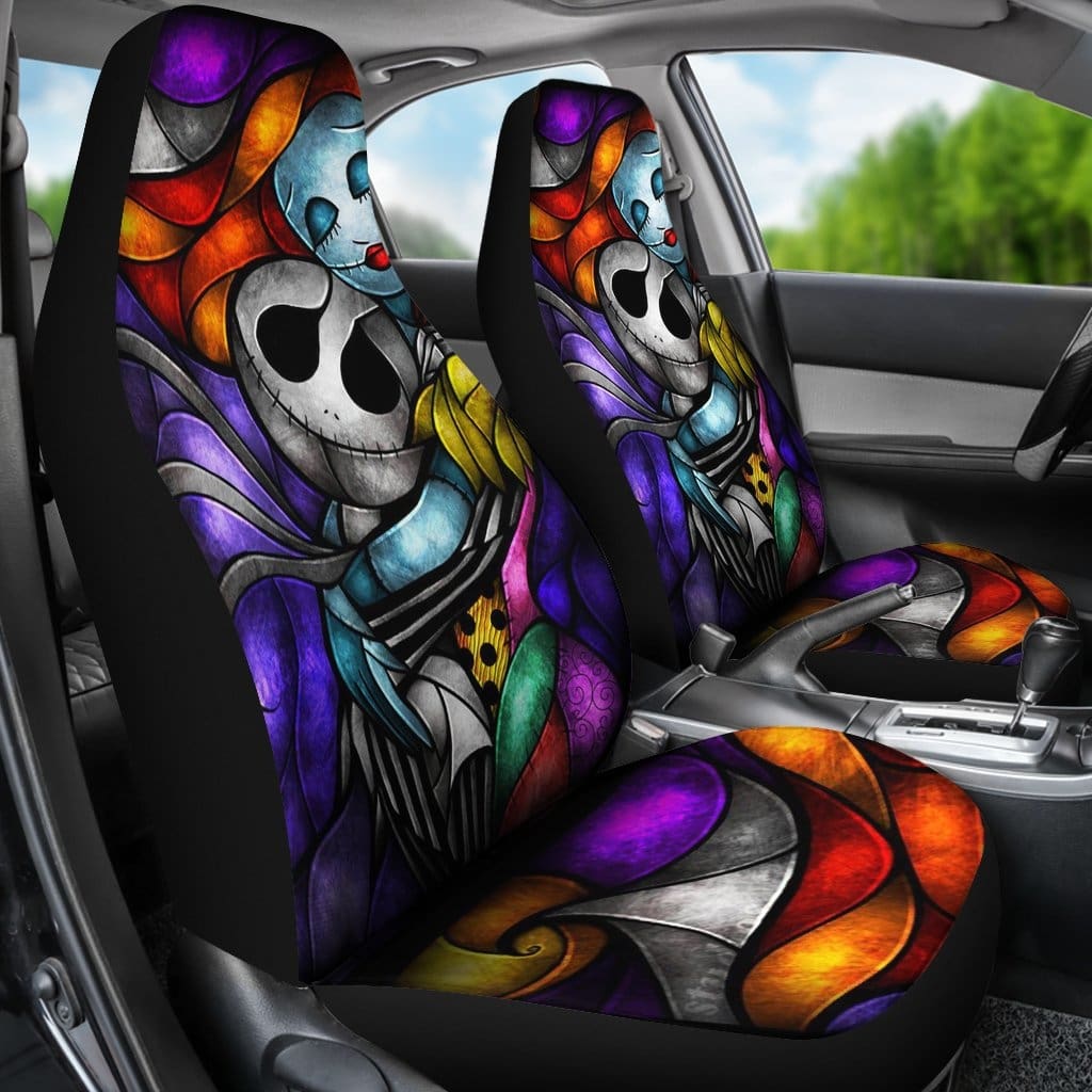 Nightmare Before Christmas Art Car Seat Covers Amazing Best Gift Idea