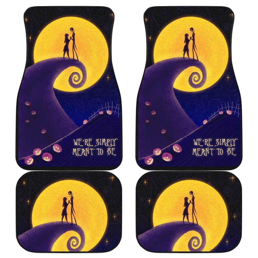 Nightmare Before Christmas Front And Back Car Mats