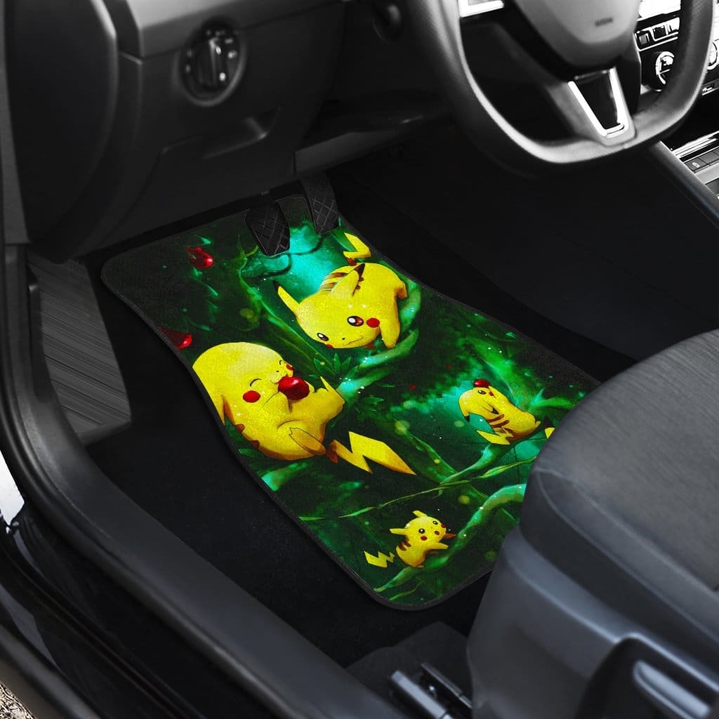 Pikachu Front And Back Car Mats 2 (Set Of 4)