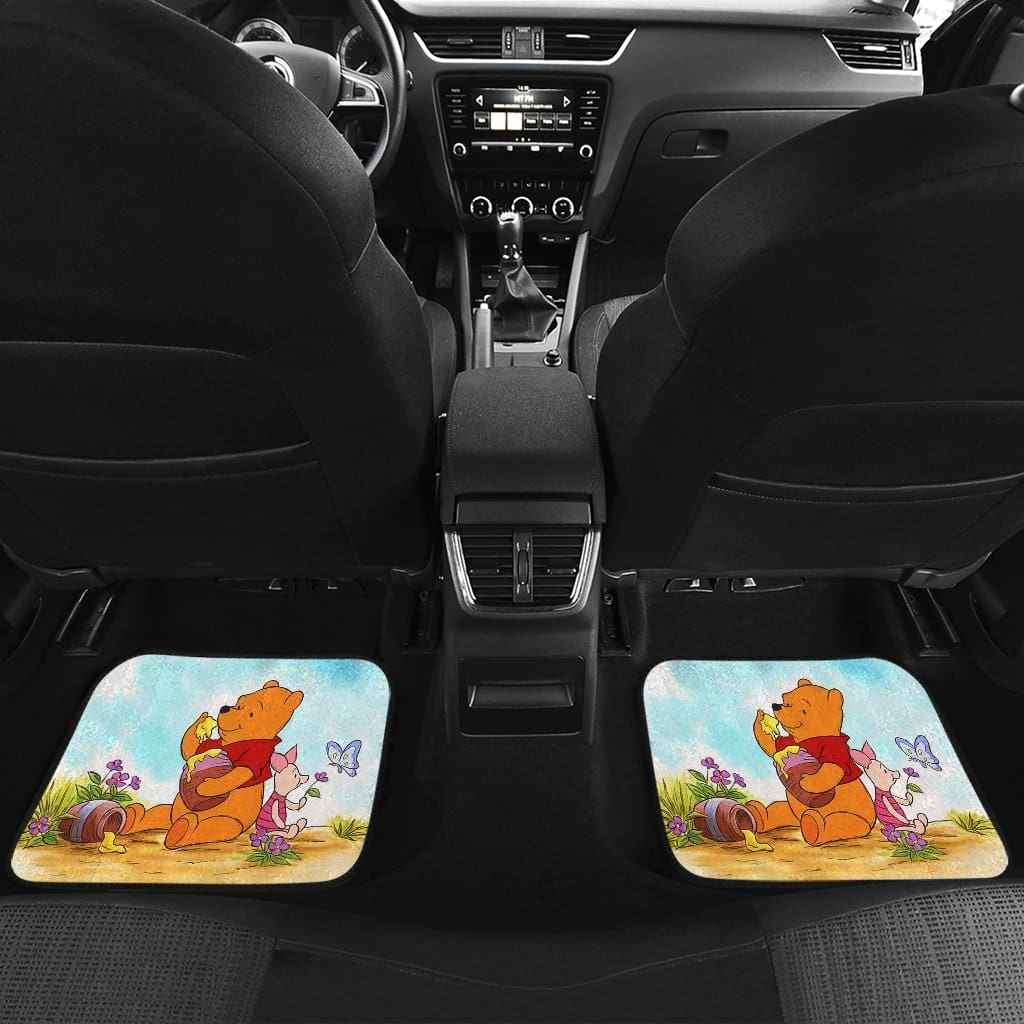 Pooh And Piglet Front And Back Car Mats 2 (Set Of 4)