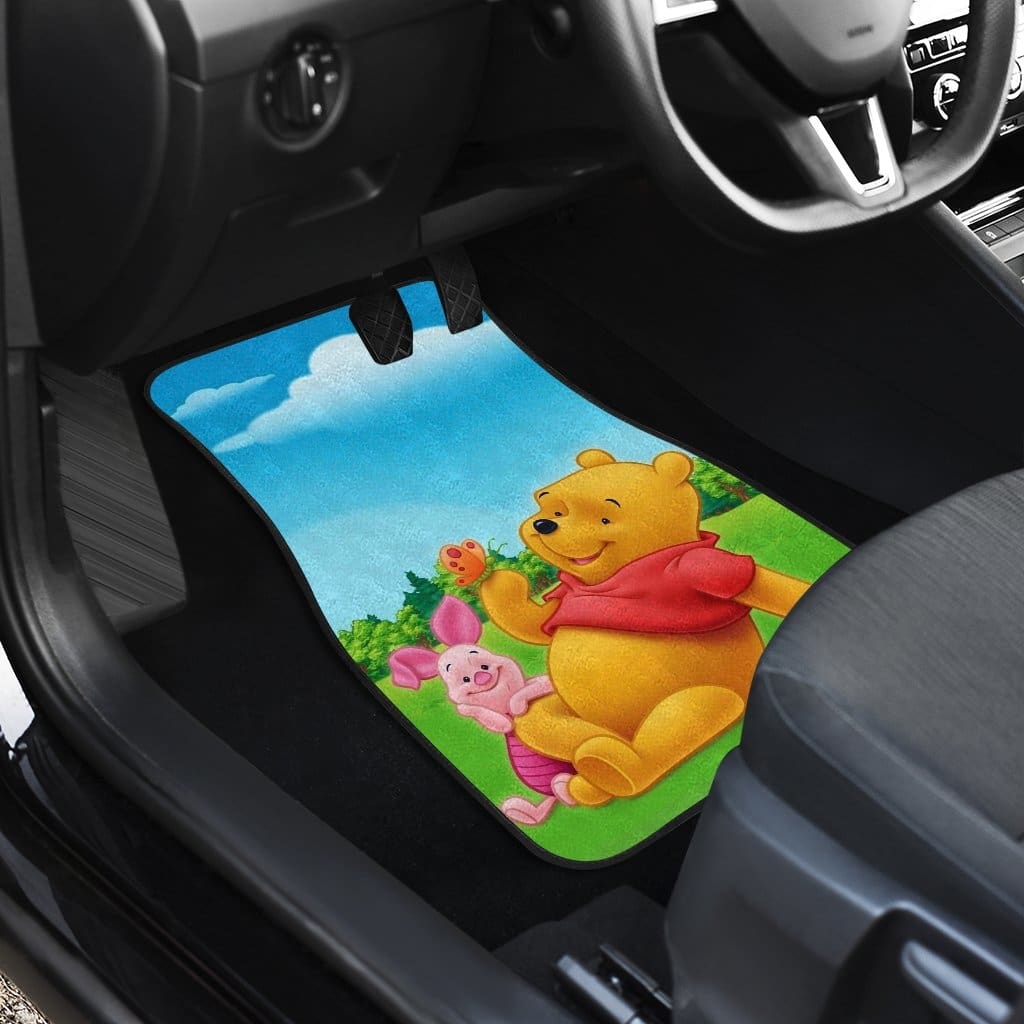 Pooh And Piglet Front And Back Car Mats 3 (Set Of 4)
