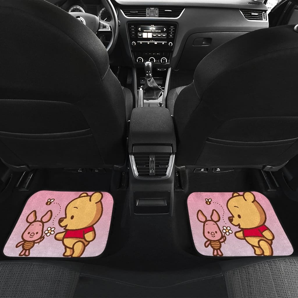 Pooh And Piglet Front And Back Car Mats 4 (Set Of 4)