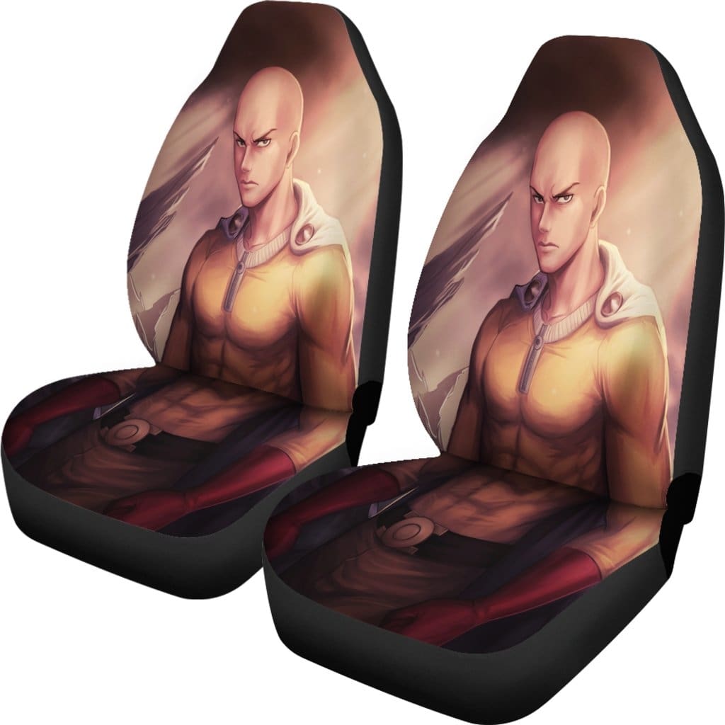 Saitama One Punch Man Car Seat Covers Amazing Best Gift Idea