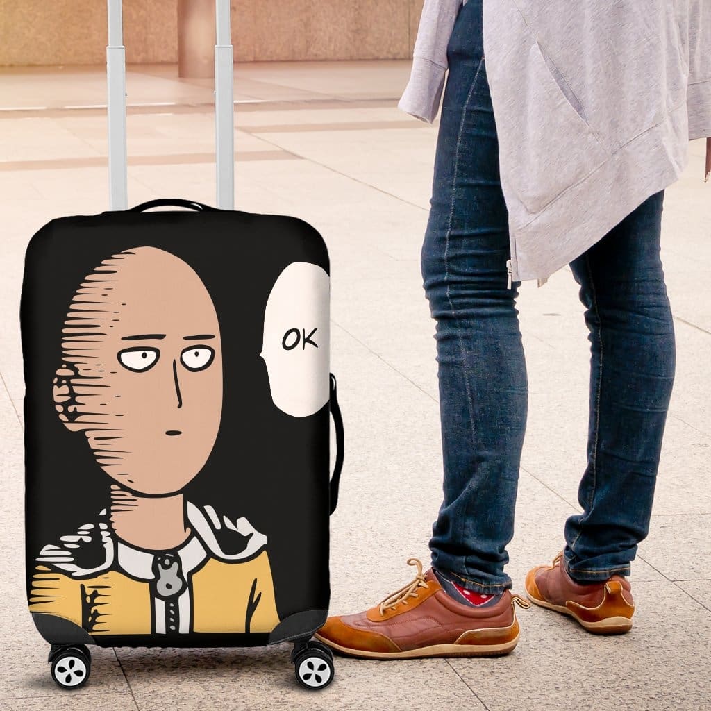 Saitama One Punch Man Luggage Covers