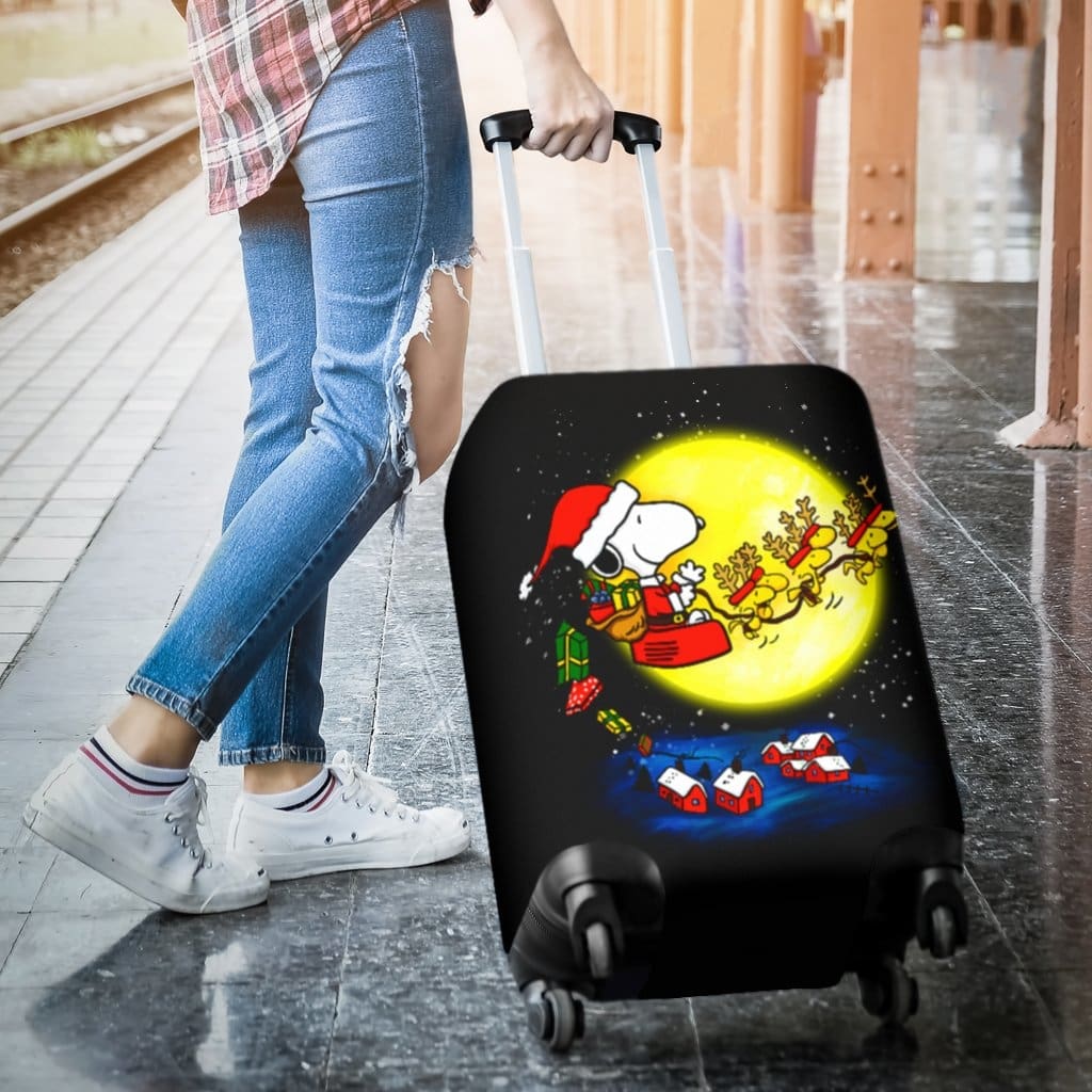 Snoopy Christmas Luggage Covers